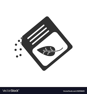 Black icon on white background fertilizer package vector image