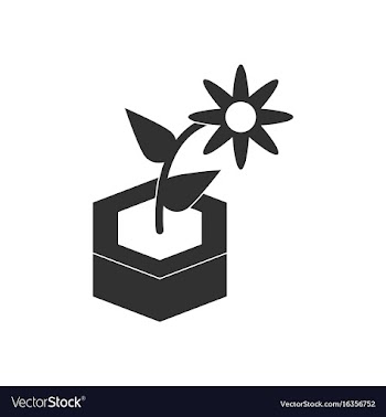 Black icon on white background flower in the vector image