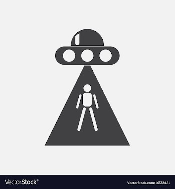 Black icon on white background flying saucer and vector image