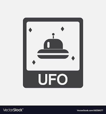 Black icon on white background flying saucer on vector image