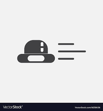 Black icon on white background flying saucer vector image