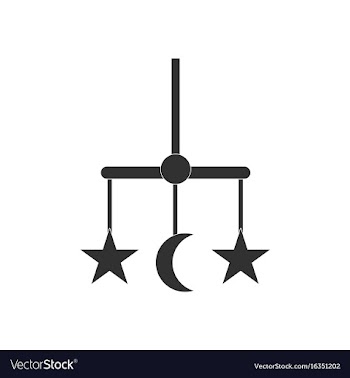 Black icon on white background funny baby toys vector image