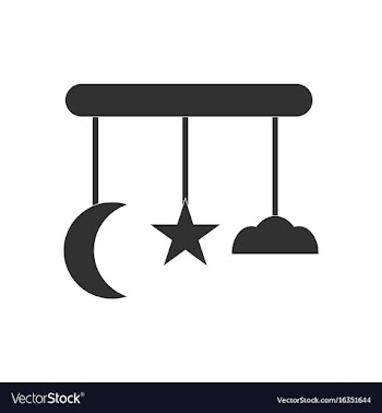 Black icon on white background funny baby toys vector image