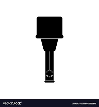 Black icon on white background german hand grenade vector image