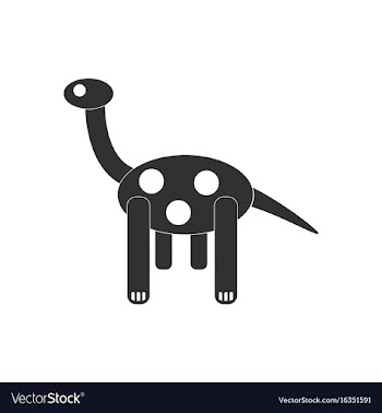 Black icon on white background giraffe toy vector image