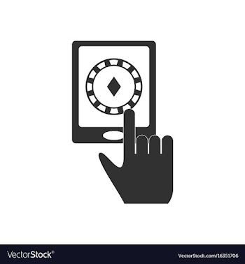Black icon on white background hand and chip vector image