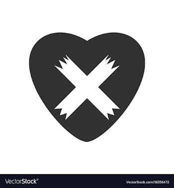 Black icon on white background heart plaster icon vector image