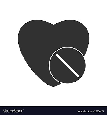 Black icon on white background heart with medical vector image