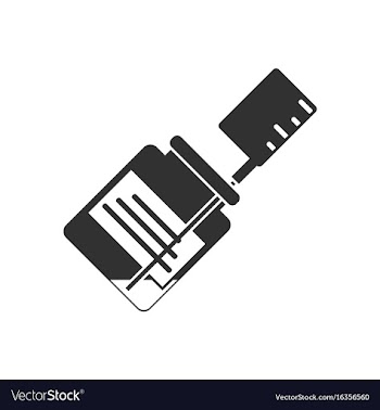 Black icon on white background injection and vector image