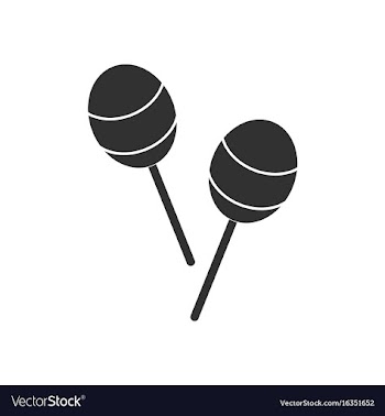 Black icon on white background kids beanbag vector image