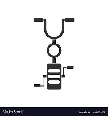 Black icon on white background kids bicycle vector image
