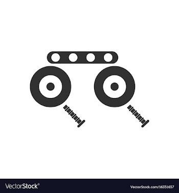 Black icon on white background kids metal vector image