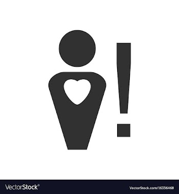 Black icon on white background man with heart sign vector image