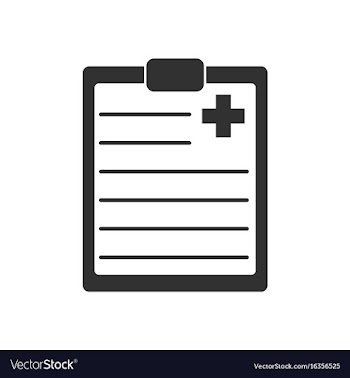 Black icon on white background medical board vector image