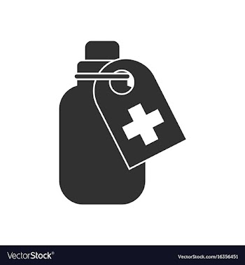 Black icon on white background medicines bank vector image
