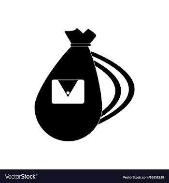 Black icon on white background military backpack vector image