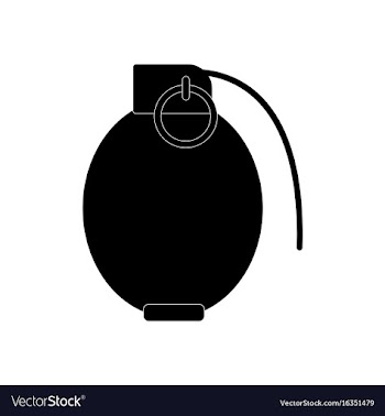 Black icon on white background military hand vector image