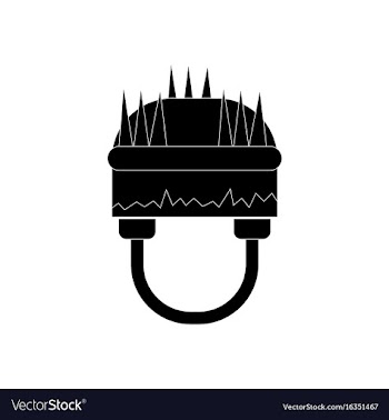 Black icon on white background military helmet vector image