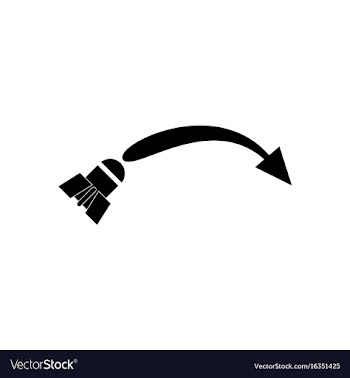 Black icon on white background military shell vector image