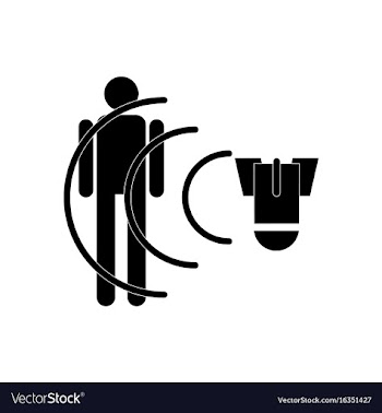Black icon on white background military shell vector image