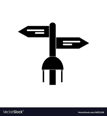 Black icon on white background military signpost vector image