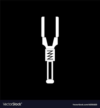 Black icon on white background military tool vector image