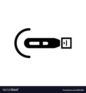 Black icon on white background military torpedo vector image