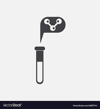 Black icon on white background molecules and vector image