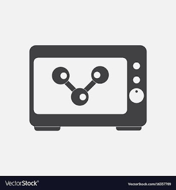 Black icon on white background molecules in the vector image