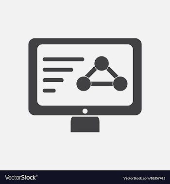 Black icon on white background molecules in vector image