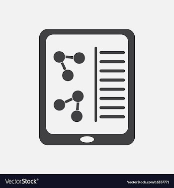 Black icon on white background molecules on form vector image