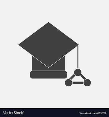 Black icon on white background molecules square vector image