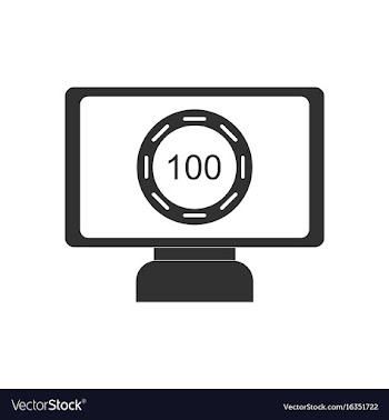 Black icon on white background money equal chips vector image