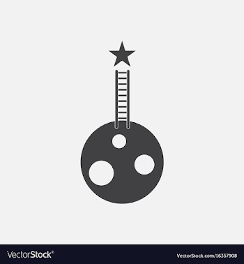 Black icon on white background planet and ladder vector image