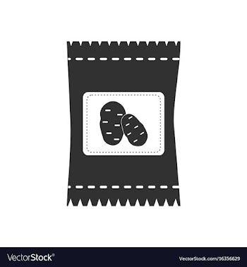 Black icon on white background potato seeds vector image
