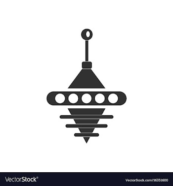 Black icon on white background rotating whirligig vector image