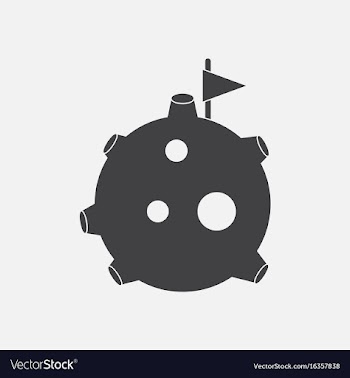 Black icon on white background satellite and flag vector image