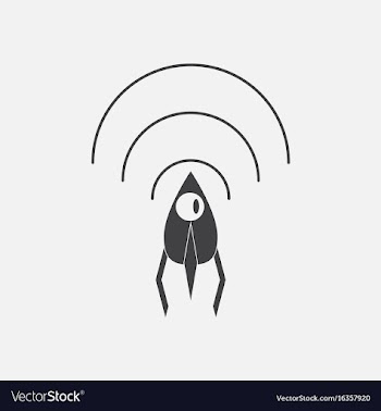 Black icon on white background satellite and vector image