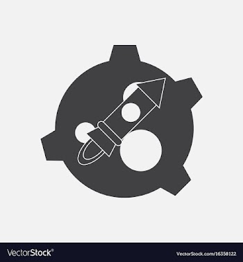 Black icon on white background satellite and vector image