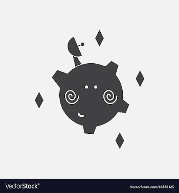 Black icon on white background satellite and vector image