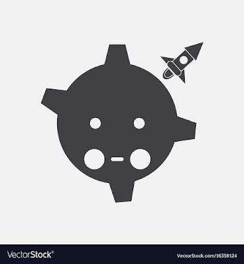 Black icon on white background satellite and vector image