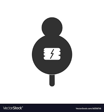 Black icon on white background sign on tree vector image