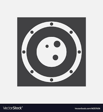 Black icon on white background silhouette of the vector image