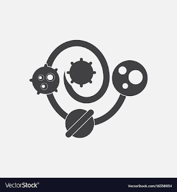 Black icon on white background solar system vector image