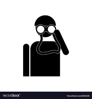 Black icon on white background soldier with vector image