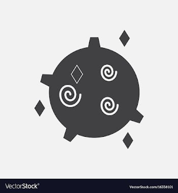 Black icon on white background spinning satellite vector image