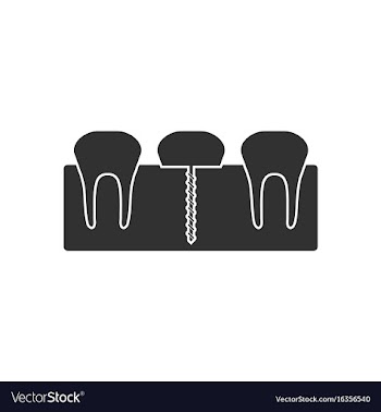 Black icon on white background teeth and gum vector image