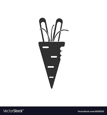 Black icon on white background turnip plant vector image