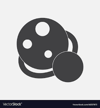 Black icon on white background two planets vector image