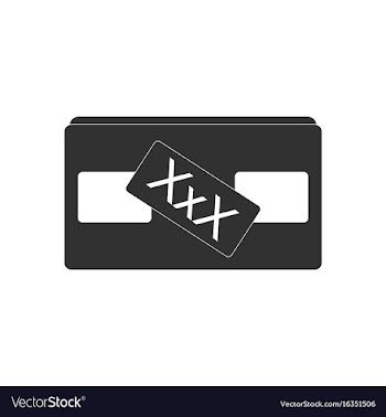 Black icon on white background videocassette and vector image